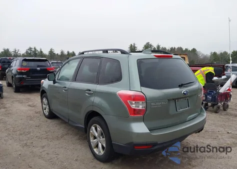 2016 Subaru Forester 2.5I Premium from USA, damaged, VIN JF2SJAFC0GH476033